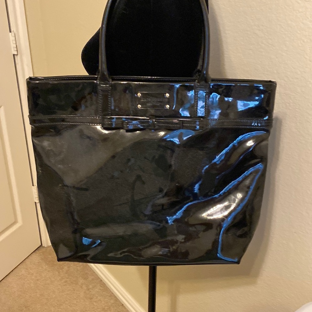 Kate Spade patent leather bow bag